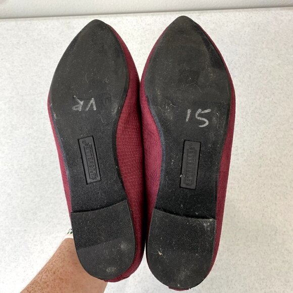 Seychelles Dwight Flats Burgundy 7W - Picture 8 of 8